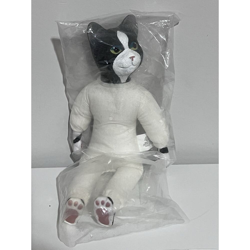 Vintage Just For Keeps Collectible Cat Craft Doll 14" Tall Anthropomorphic OPEN